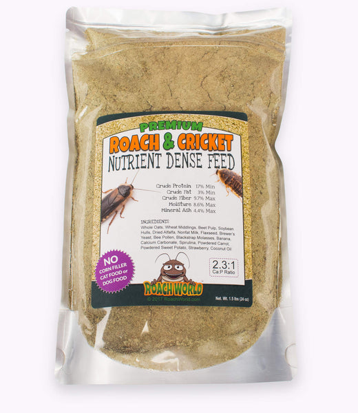 dubialicious premium roach & cricket chow 1.5 lbs